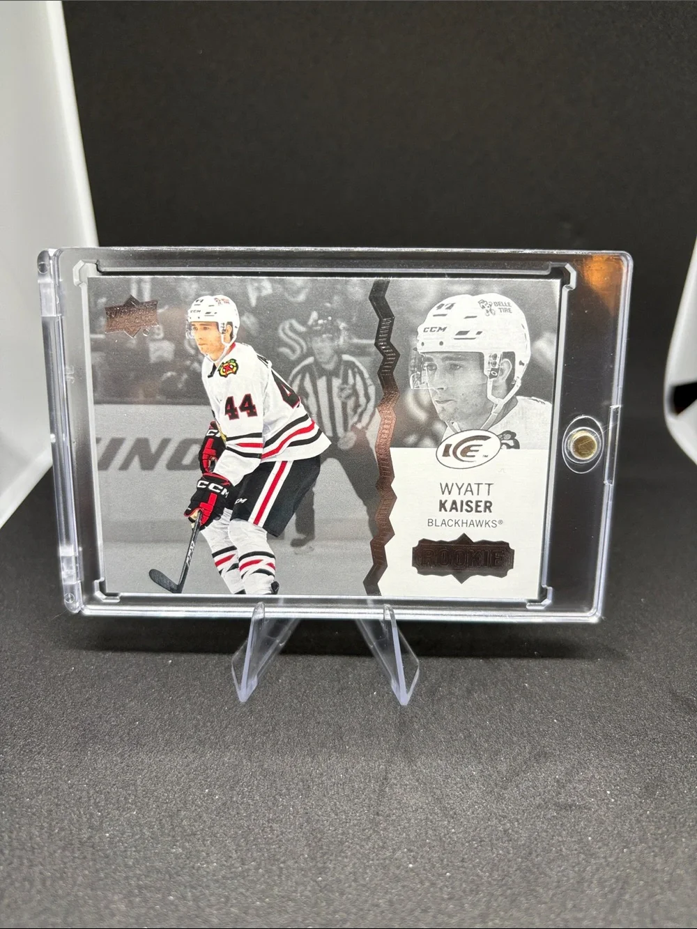 Upper Deck Wyatt Kaiser Rookie Chicago Blackhawks Hockey Trading Card